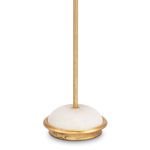 Product Image 4 for Fisher White Concrete Base Gold Metal Floor Lamp from Regina Andrew Design