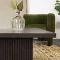 Product Image 3 for Tyson Slatted Pedestal Base Coffee Table In Dark Espresso Oak from Worlds Away