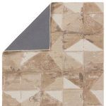 Product Image 3 for Agate Handmade Geometric Taupe/ Cream Rug - 18" Swatch from Jaipur