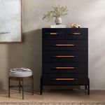 Product Image 2 for Rosedale 6-Drawer Tall Oak Dresser - Ebony Oak Veneer from Four Hands