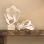 Product Image 4 for Intertwined Object On Stand In Off White Resin from Jamie Young