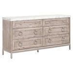 Product Image 1 for Azure Carrera 6-Drawer Double Dresser from Essentials for Living