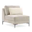 Product Image 1 for Gray Fabric Modern Repetition Armless Chair from Caracole