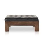 Product Image 13 for Halston Heirloom Black Top Grain Leather Cocktail Ottoman from Four Hands
