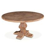 Product Image 1 for Pengrove Round Mango Wood Dining Table In Antique Oak Finish from World Interiors