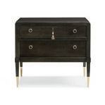 Product Image 2 for Black Wood Modern Good Evening Nightstand from Caracole