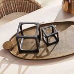 Product Image 2 for Cubist Black Sculptures, Set of 2 from Napa Home And Garden