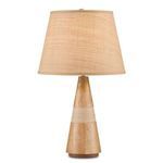 Product Image 1 for Amalia Wood & Rattan Table Lamp from Currey & Company