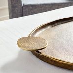 Product Image 3 for Hahn Decorative Antique Brass Tray from Napa Home And Garden