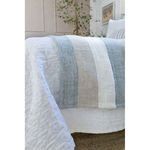 Product Image 4 for Monterey Linen King Blanket - Ocean / Natural from Pom Pom at Home