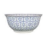Product Image 1 for Blue & White Porcelain Bowl Turtle Shell Motif from Legend of Asia