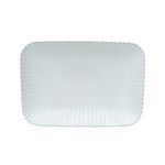 Product Image 1 for Pearl 16'' Scalloped Ceramic Stoneware Rectangle Platter - White from Costa Nova