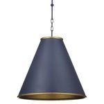 Product Image 2 for Pierrepont Large Blue Pendant from Currey & Company