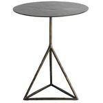 Product Image 4 for Napier Antique Aged Brass Side Table from Gabby