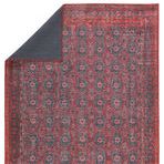 Product Image 1 for Kalinar Damask Dark Red/ Blue Rug from Jaipur