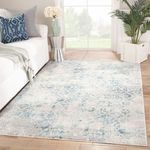 Product Image 1 for Siena Damask Blue/ Ivory Rug from Jaipur