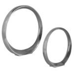 Product Image 2 for Orbits Nickel Ring Sculptures, Set of 2 from Uttermost