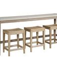 Product Image 3 for Saratoga Console with 3 Counter Stools from Universal Furniture