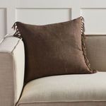 Product Image 1 for Majere Solid Brown Pillow from Jaipur