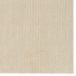 Product Image 4 for Abdar Handmade Striped Ivory / Beige Rug 18" x 18" from Jaipur