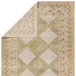 Product Image 3 for Enfield Handknotted Trellis Green / Light Blue Rug from Jaipur 