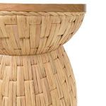 Product Image 2 for Fiji Round Occasional Table With Water Hyacinth Weave And Mindi Wood Top from Worlds Away