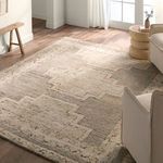 Product Image 5 for Achelous Hand Knotted Medallion Ivory/Gray Rug from Jaipur 
