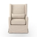 Product Image 11 for Jette Linen Upholstered Wing Back Swivel Chair from Four Hands