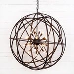 Product Image 1 for Tennyson Large Chandelier Rust from Four Hands