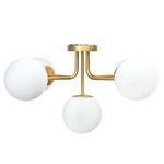 Product Image 1 for Orbit Brushed Gold Glass Globe Chandelier from Creative Co-Op