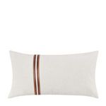 Product Image 1 for Ralph Cotton Linen Fabric Throw Pillow in Ivory Sangria from Classic Home Furnishings