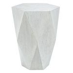 Product Image 1 for Volker White Side Table from Uttermost