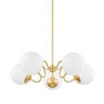 Product Image 2 for Havana Aged Brass 5-Light Chandelier from Mitzi