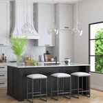 Product Image 2 for Brisbane Iron & Boucle Counter Stool from Uttermost