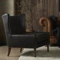 Product Image 20 for Marlow Vintage Black Wing Chair from Four Hands