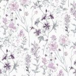 Product Image 1 for Laura Ashley Wild Meadow Pale Iris Wallpaper from Graham & Brown