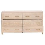 Product Image 2 for Stella 6-Drawer Light Honey Oak Double Dresser from Essentials for Living