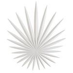 Product Image 3 for Bismarkia White Wall Sconce from Currey & Company