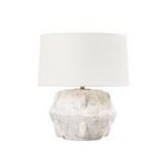 Product Image 1 for Vanda 1 Light White Stone Table Lamp from Troy Lighting