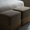 Product Image 3 for Petit Four Upholstered Dark Chocolate Poplar Ottoman from Caracole