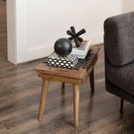 Product Image 7 for Harland Woven Leather Stool from Creative Co-Op