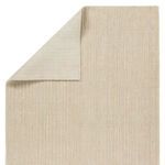 Product Image 3 for Abdar Handmade Striped Ivory / Beige Rug 18" x 18" from Jaipur