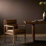 Product Image 2 for Kiano Brown Leather Dining Armchair from Four Hands