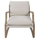Product Image 1 for Melora Solid Oak Accent Chair from Uttermost