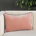 Product Image 2 for Lyla Solid Blush/ Cream Lumbar Pillow from Jaipur 