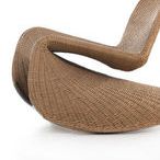 Product Image 3 for Portia Wicker Modern Outdoor Rocking Chair - Vintage Natural from Four Hands
