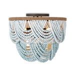 Product Image 1 for Ombre Wood Bead Flush Mount from Coastal Living
