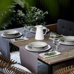 Product Image 3 for Friso Ceramic Stoneware Dinner Plate, Set of 6 - Grey from Costa Nova