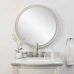 Product Image 2 for Crofton Lighted Brass Round Mirror from Uttermost