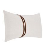 Product Image 4 for Ralph Cotton Linen Fabric Throw Pillow in Ivory Sangria from Classic Home Furnishings